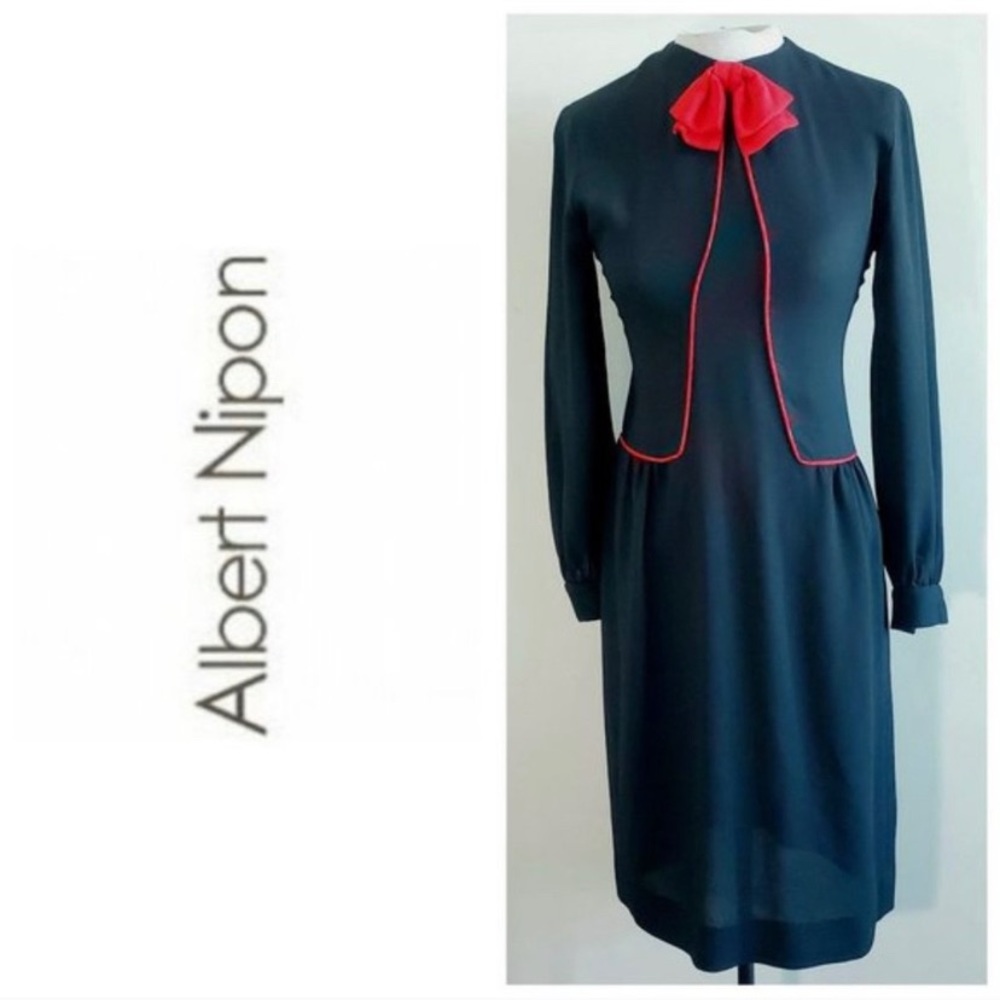 Vintage Albert Nipon Wool Dress - image 1